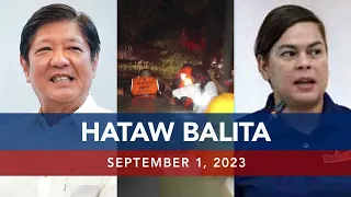UNTV: HATAW BALITA | September 1, 2023