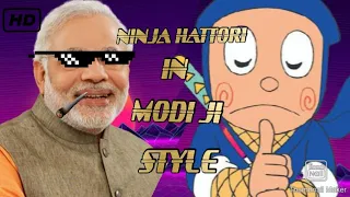 Ninja hattori song in pm modi  style|| funny| @ninjahattori @ninjahattorisong