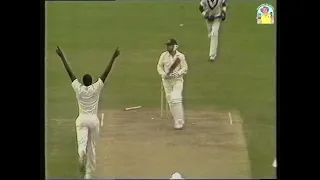 Ambrose at his best! Back to back express yorkers to debutant Taylor Aust vs WI 4th Test SCG 1988/89