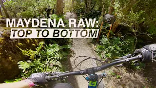 Maydena Raw: Non stop top to bottom run. Gotta make the last shuttle!