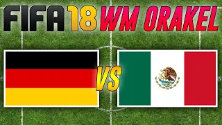 Deutschland vs. Mexiko 🎮 FIFA WM 2018 Orakel