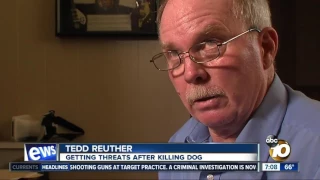 Man gets threats after killing neighbor's dog