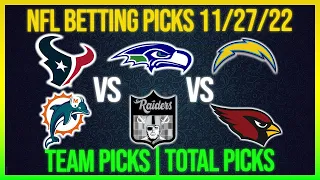 NFL Picks Today 11/27/22 NFL Predictions Today NFL Week 12 Betting Tips Today