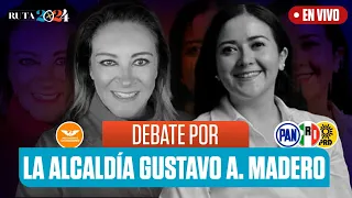 Debate chilango por GAM entre Maricela Gastelu, de PRI-PAN-PRD, y Araceli García, de MC | Heraldo TV