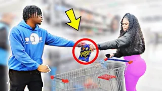 Shopping Out Of Strangers Carts Prank!!!