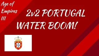 2v2 Portugal Water Boom! AoE III