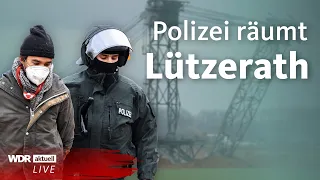 Lützerath: So läuft die Räumung - Polizei führt Aktivisten ab | WDR aktuell