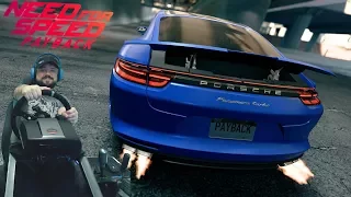 Это называется погоня? Игра в футбол с копами на Porsche Panamera Turbo 2017 Need for Speed Payback