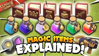 All 23 Magic Items Explained - Best Uses in Clash of Clans!