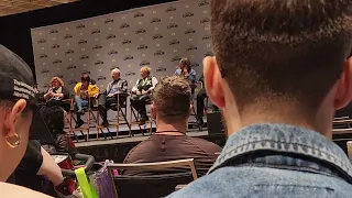 Alyson Court discussing in X Men panel show at Toronto Comic con