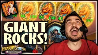 THIS BUILD IS ROCK HARD! - Hearthstone Battlegrounds