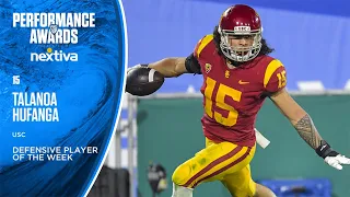 Talanoa Hufanga wins Pac-12 Defensive Player of the Week honors after forcing two turnovers at UCLA