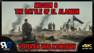 [Mission 8] The Battle of EL Alamein Veteran Walkthrough [4K] | Call of Duty Vanguard