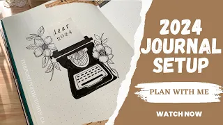 2024 BULLET JOURNAL SETUP | Aesthetic bujo setup in my bullet journal green23 | ft. Leuttchurm1917