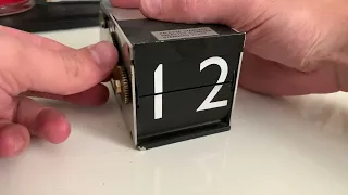 Solari Udine Italy Split Flap Display Number Module Demonstration