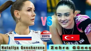 Zehra Güneş vs Nataliya Goncharova Volleyball Player 🏐 Lifestyle Comparison & Real Life Partner ❤ ||