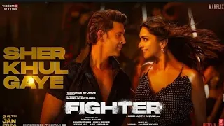 FIGHTER: Sher Khul Gaye (Song) | Hrithik Roshan, Deepika Padukone | #p.s crestro #T Series