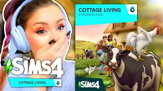 NEW SIMS 4 COTTAGE LIVING: Official Trailer Reaction & Breakdown of the NEW SIMS 4 EXPANSION PACK