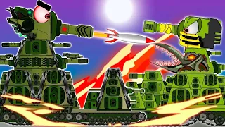 KV-44 vs KV-44 "SCORPION". Evil won?Cartoons about tanks.