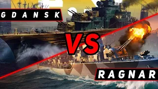 ЭСМИНЕЦ GDANSK VS RAGNAR! ЧТО ОКАЖЕТСЯ СИЛЬНЕЕ?! ! МИР КОРАБЛЕЙ/WORLD OF WARSHIPS