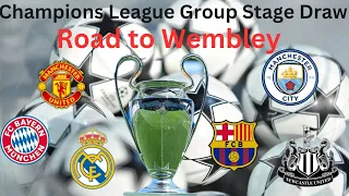 UEFA Champions League Group Stage Draw 2023/24 LIVE