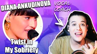 DIANA ANKUDINOVA 2.0! Twist In My Sobriety | Vocal Coach ARGENTINO | Reacción | Ema Arias