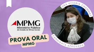 1º LUGAR PROVA ORAL MPMG - Dra. Vitoria Chammas Varela Alves | 58º concurso para Promotor de Justiça