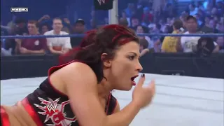 WWE Smackdown 2008 Brie Bella vs Victoria w Natalya