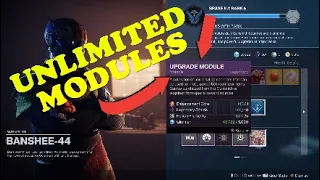 Destiny 2|HOW TO GET UNLIMITED UPGRADE MODULES?!?!?!