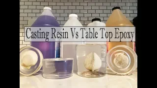 Casting Resin Vs Table Top Epoxy- What's The Difference?