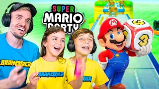 SUPER MARIO PARTY NO NINTENDO SWITCH COM FAMÍLIA BRANCOALA