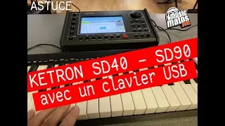 Utilisez un clavier usb avec le Ketron SD40, SD90 ou LOUNGE