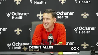 Dennis Allen recaps New Orleans Saints draft picks | 2024 NFL Draft