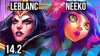 LEBLANC vs NEEKO (MID) | Legendary, 11/2/6 | KR Master | 14.2