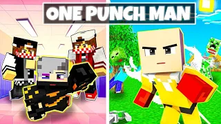 Raised By One-Punch Man DAD In Minecraft (Hindi)