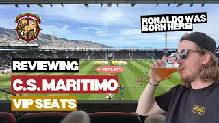 Reviewing C.S. Marítimo VIP Seats in Madeira… Cristiano Ronaldo was born here 🇵🇹