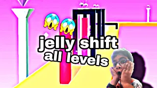 Jelly shift gameplay walkthrough!!all levels|Ateebio