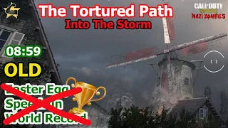 (OLD)Into The Storm Easter Egg Speedrun Solo World Record 8:59 (WW2 Zombies)