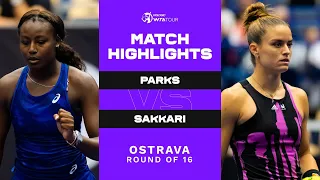 Alycia Parks vs. Maria Sakkari | 2022 Ostrava Round of 16 | WTA Match Highlights