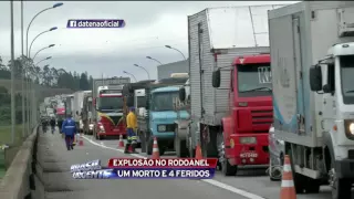 Caminhão explode no Rodoanel e deixa 4 mortos