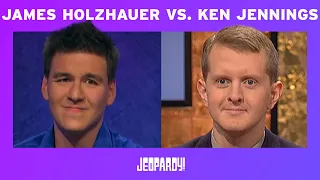 Comparing Numbers Between James Holzhauer and Ken Jennings | JEOPARDY!