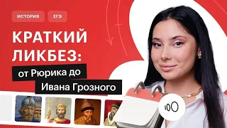 Краткий ликбез: от Рюрика до Ивана Грозного | ЕГЭ по истории | СОТКА