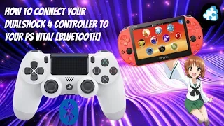 How To Connect Your DualShock 4 "PS4" Controller To Your PS Vita! [Bluetooth] (3.60-3.73)