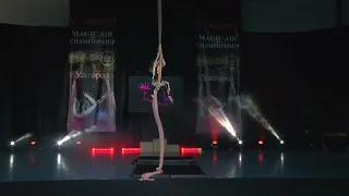 042  Аврутіна Софія Повітряні Полотна   Aerial Silks Juveniles 10 13 years Semi Professionals