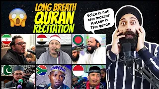 Indian Reaction on Best Long Breath Quran Recitation in The World | Sikh React to Quran Recitation