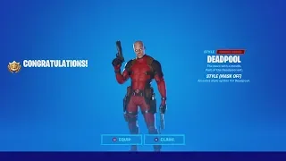 HOW TO ACTUALLY UNLOCK THE MASK OFF DEADPOOL STYLE IN FORTNITE (How To Get Unmasked Deadpool)