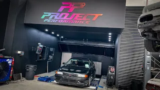 Surprise Dyno session for the Mazda 323 GTX , cool turbo noises