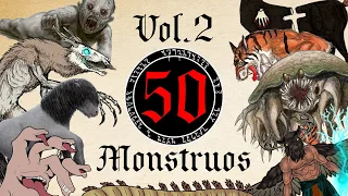 Vol.2 - 50 Monstruos Mitológicos (leyenda africana, navajo, japonesa, maya, griega)