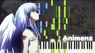 [Animenz] My Soul, Your Beats! - Angel Beats OP Piano Tutorial || Synthesia