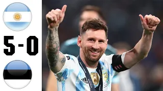 Lionel Messi 5 Goals In One Match | Hіghlіght & All Gоal Argentina 5-0 Estonia